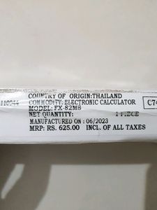 Casio FX-82MS SCIENTIFIC CALCULATOR