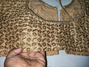 Golden Embellished Blouse