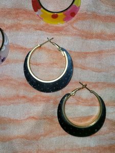 Multicolored Floral Hoops