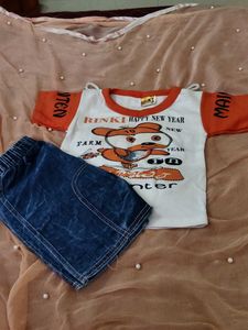 Cute Kid&#39;s Graphic Tee