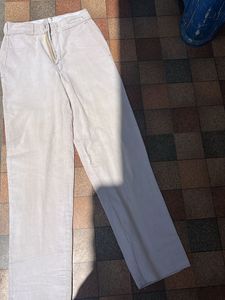 Exactly New Cream Corduroy Pants