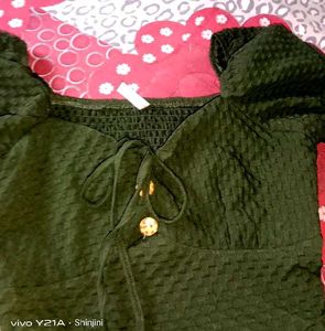 Olive Green Dress