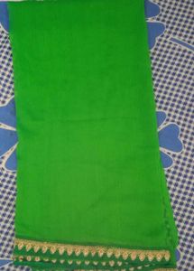 Green &amp; Gold Polka Dot Kurta