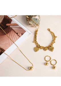 palmonas Golden Jewelry Set