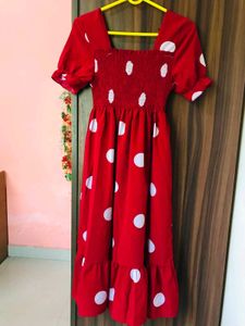 Red Polka Dot Dress