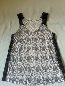 Lace Trim Tank Top