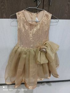 Sparkly Gold Party Dress