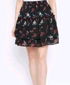 Floral Georgette Skirt