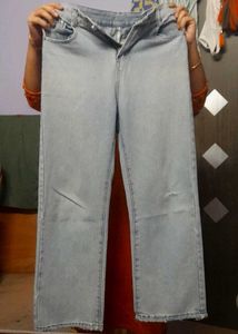 Light Wash Wide Leg Jeans