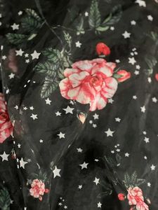 Floral Print Midi Dres