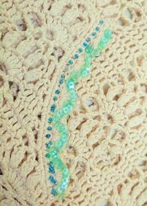 Hand Made Crochet Hoodie - Vintage Style