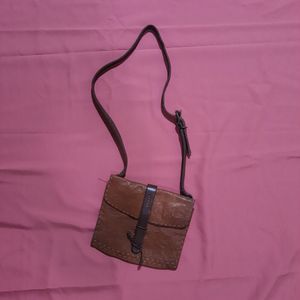 Vintage Leather Crossbody Bag