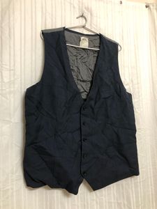 Blue Plain Waistcoat