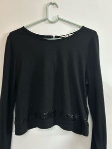 Black Long Sleeve Top