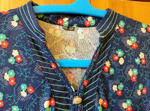 Xxl Lycra Type Cotton Mixed Kurti