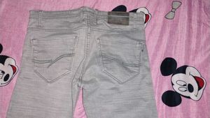Black &amp; White Shirt with Ash Grey Jeans – Classic