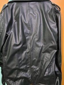 Black rider leather jacket