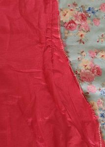 Red A Line Suit With Skirt Size 36 (Alterable)