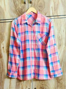 Coral Colour Shirt Size-40