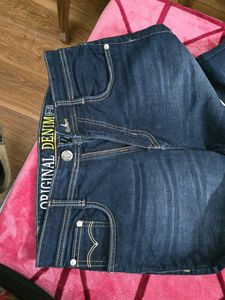 Dark Blue Straight Jeans