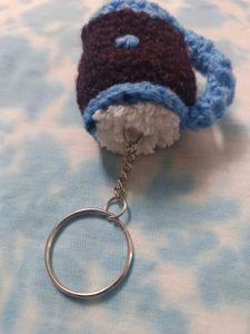 Crochet Coffee Mug Keychain