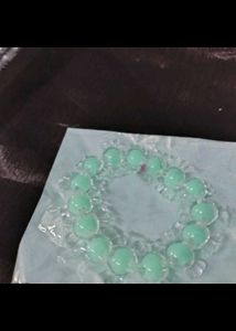 Mint Green Beaded Bracelet