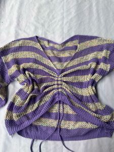Striped Knit Top
