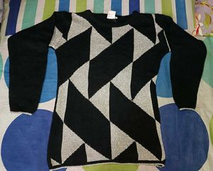 Geometric Knit Sweater