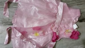 Pink Flower Girl Dress