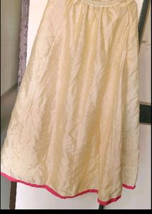 Lehenga Choli With Long Embroidered Kurti