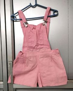 Cute Peach Dungaree