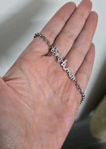 Being Human Unisex Silver Chain with Pendant