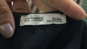 Stretchable Black Slip Zara
