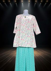 Floral Print Kurta