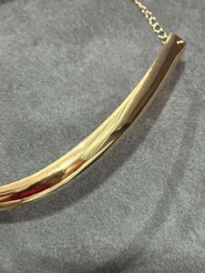 gold tone collar necklace