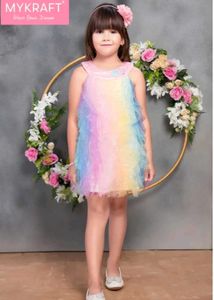 Rainbow Tulle Dress