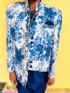 Floral Blazer & Pants Set