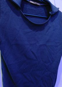 Zara Collared Semi-Formal Top