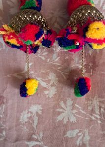 Pompom Earrings