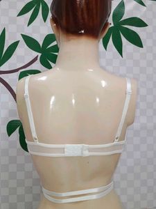 (1454)White Lace Bralette Top