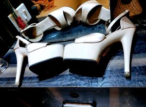Beige Stilettos