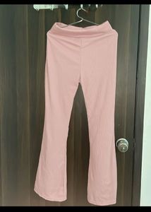 Pink Ribbed Lounge Set