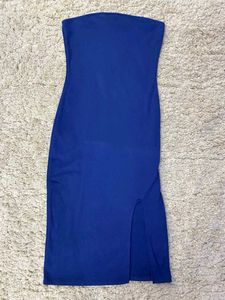 Blue Bodycon Mini Dress