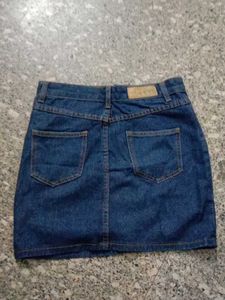 Denim Mini Skirt