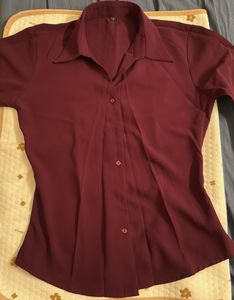 Formal Shirt - Wine Color