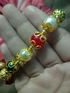 GOLD PLATED PEARLY PEARLS (HALF REAL)1889 SET