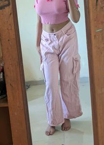 Pink Straight Fit Denims 💕