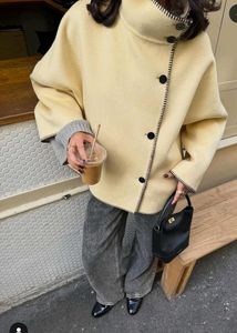 Stylish Cream Woolen  Coat