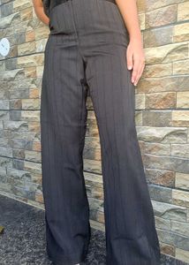Striped Wide Leg Trousers