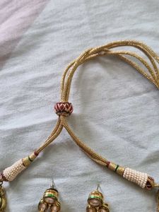 Kundan Necklace And Earrings Set